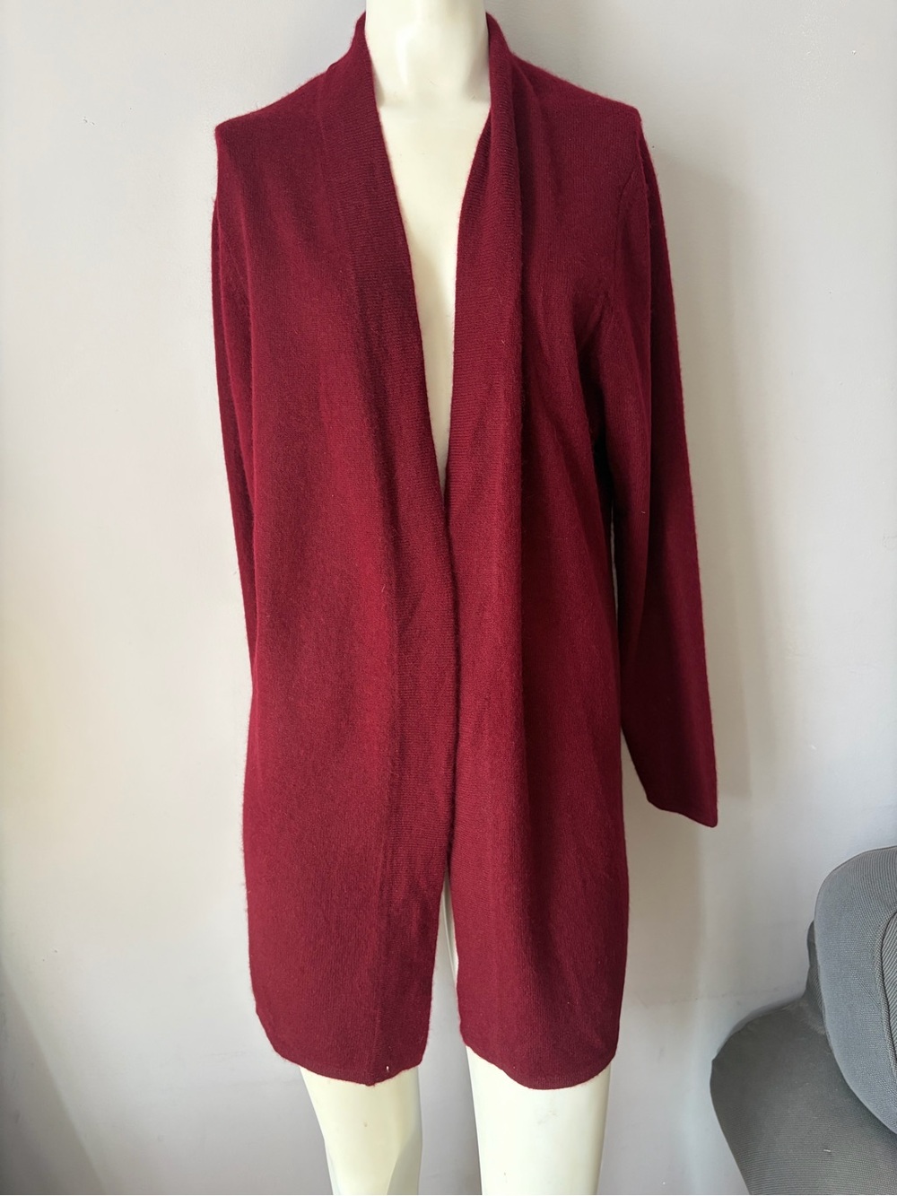 Charter Club Luxury 100% Cashmere Open Front Cardigan